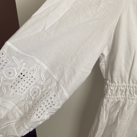 Knee-length white embroidered dress, by Gap - Picture 3 of 4
